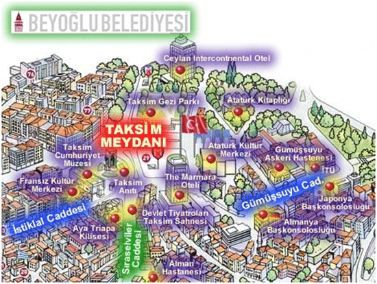 Taksim Haritası