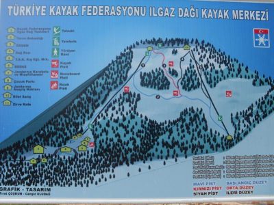 Ilgaz Kayak Merkezi- Harita