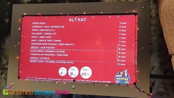 Moipark bilet fiyatları 2018