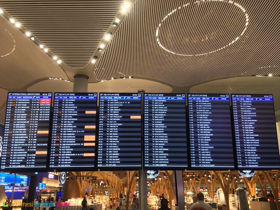 İstanbul Yeni Havalimanı (Detaylı GidişDönüş Bilgileri