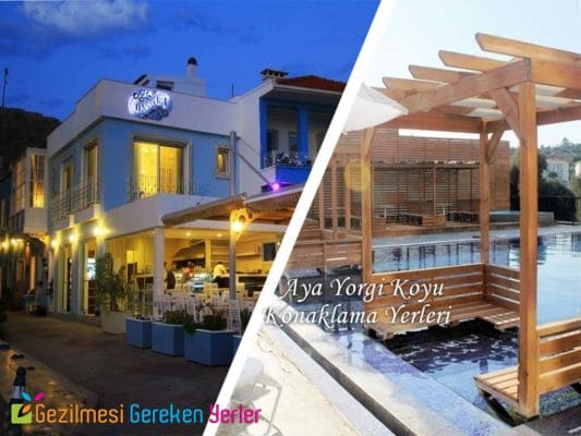 Aya Yorgi Koyuna Yakın Otel ve Konaklama Yerleri