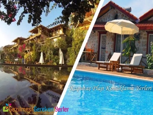 Kaputaş Plajına Yakın Otel ve Konaklama Yerleri