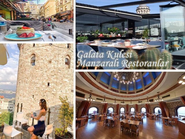 Galata Kulesi Manzaralı Restoranlar