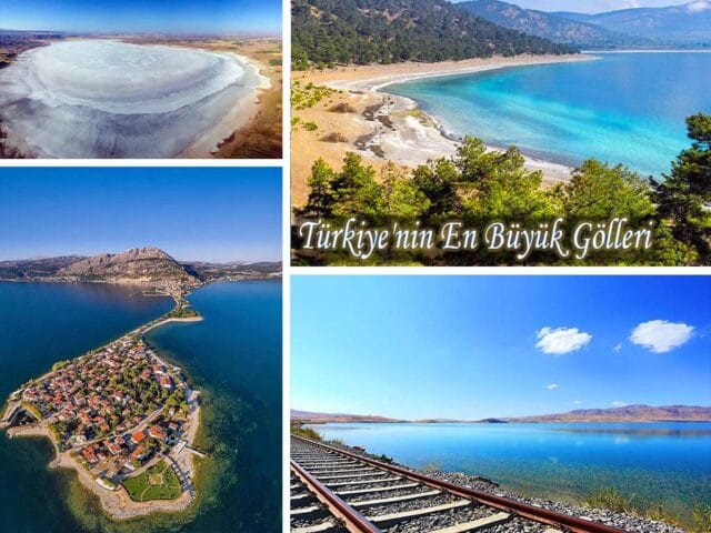 Türkiye'nin En Büyük 16 Gölü Listesi