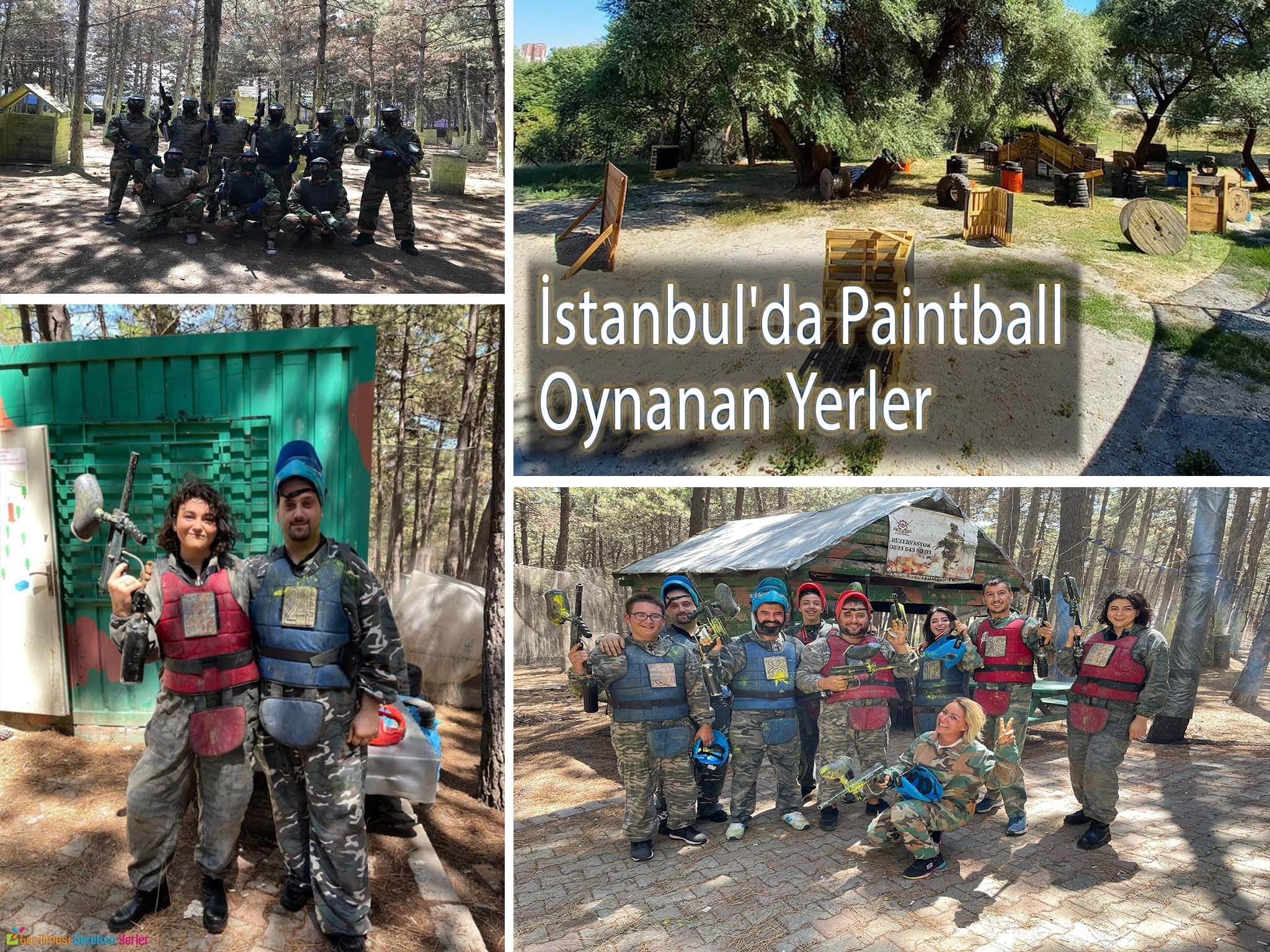 İstanbul'da Paintball Oynanan Yerler