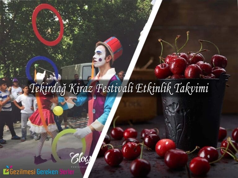 Tekirdağ Kiraz Festivali | 2024 Etkinlik Takvimi Ne Zaman?