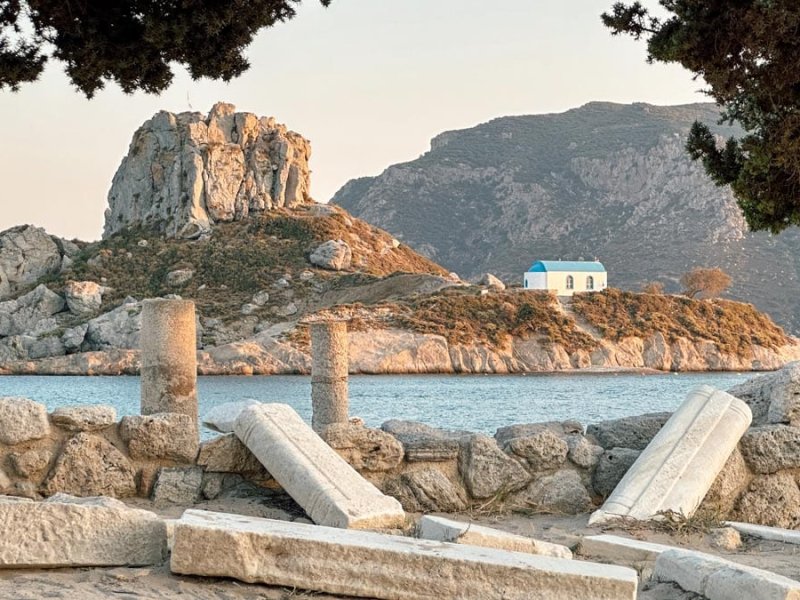 Kos'ta Tarihi Yerlere Ziyaret